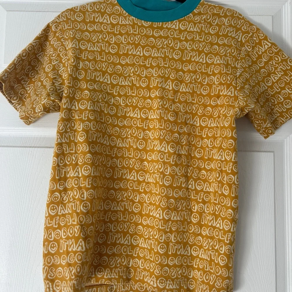 Golf Wang Yellow and Teal Short Sleeve Tee - Picture 2 of 3
